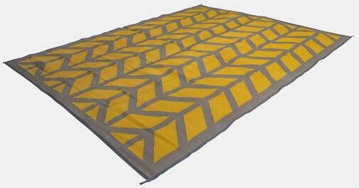 Bo-Camp Bo Camp Buitenkleed Chill mat Flaxton 2x1, 8 m okergeel