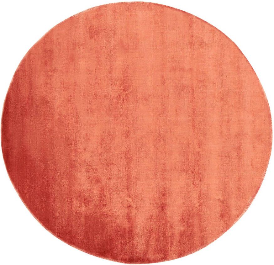Beliani Gesi Ii Laagpolig oranje viscose