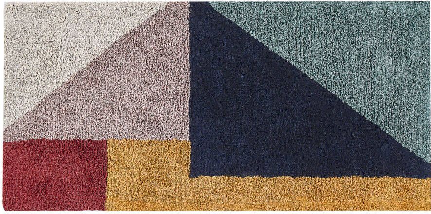 Beliani Jalgaon Laagpolig multicolor katoen