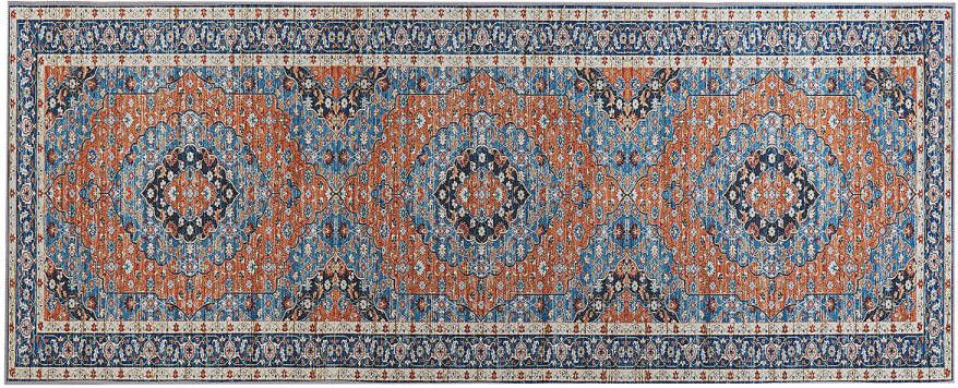 Beliani Midalam Loper blauw polyester