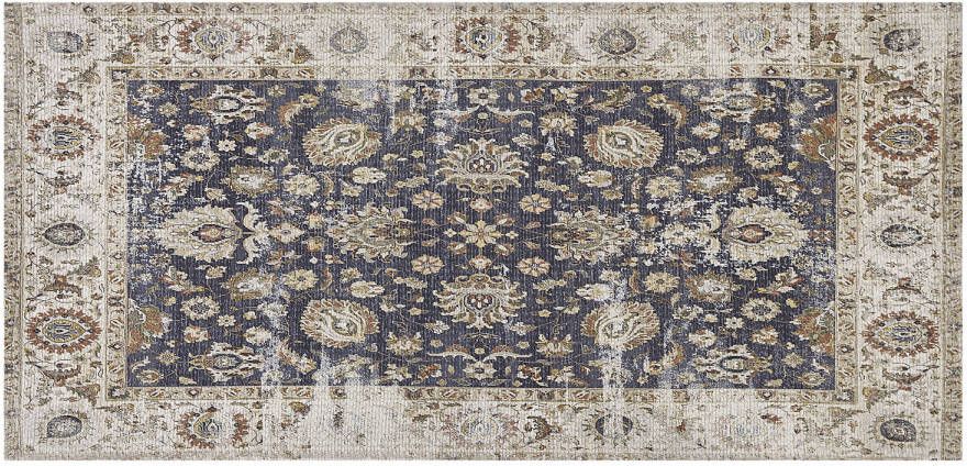 Beliani Pelitli Laagpolig multicolor polyester