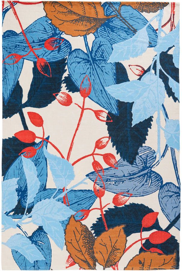 bonprix Binnen en buitenkleed met bladeren