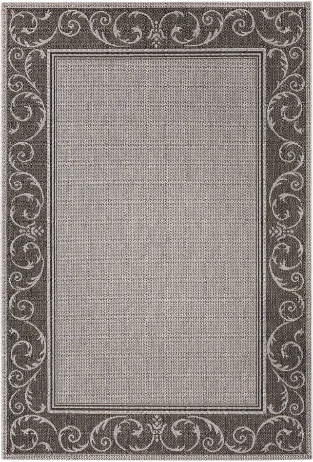 bonprix Binnen en buitenkleed met boord met ranken