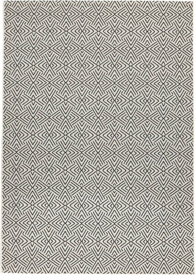 bonprix Binnen en buitenkleed met decente structuur