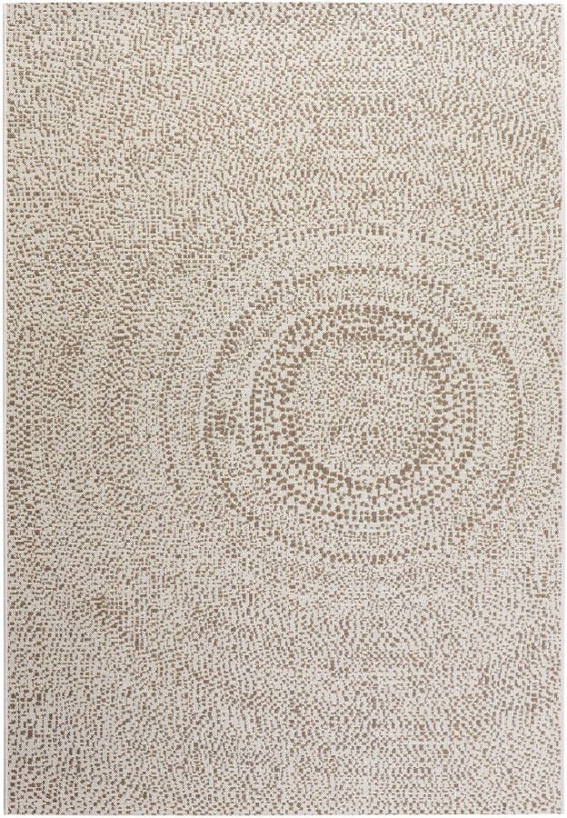 bonprix Binnen en buitenkleed met rond motief