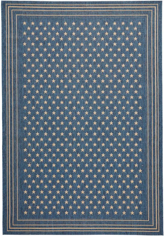 bonprix Binnen en buitenkleed met sterren en boord