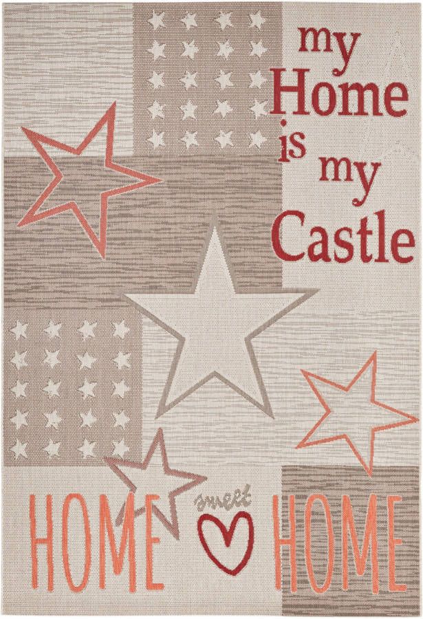 bpc living bonprix collection Binnen- en buitenkleed met sterren en statement