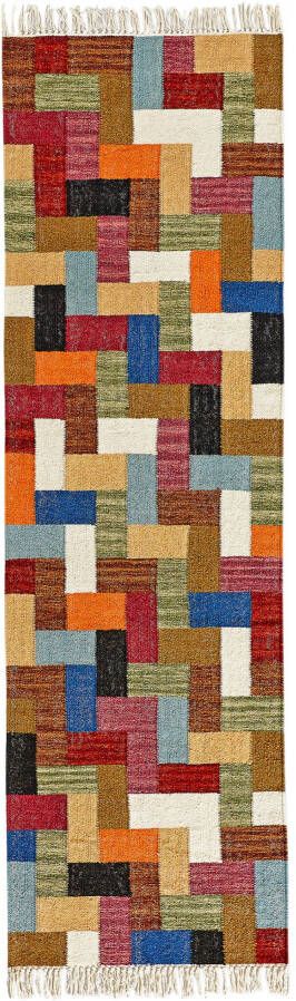 bonprix Kelim vloerkleed met franjes