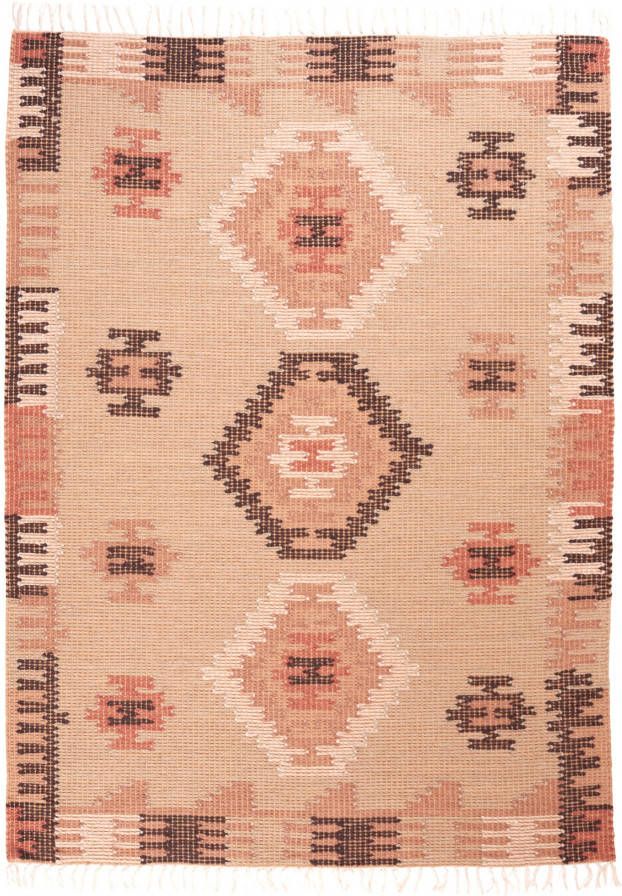 bonprix Kelim vloerkleed met franjes