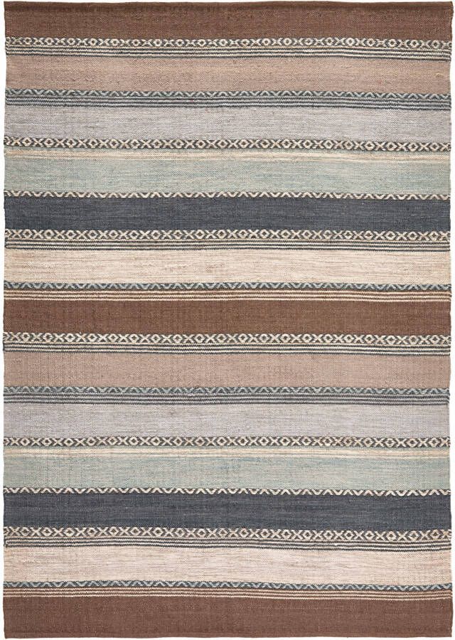 bonprix Kelim vloerkleed met strepen in aardetinten