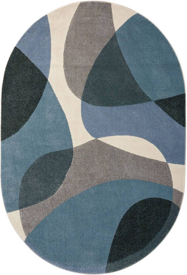 bonprix Ovaal vloerkleed met geometrische vormen