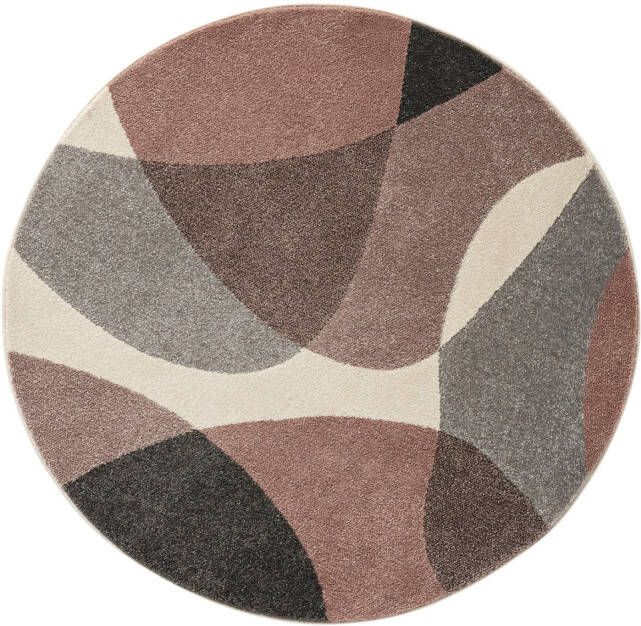 bonprix Rond vloerkleed met geometrische vormen