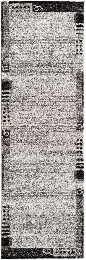 bonprix Vloerkleed in gemêleerde look met boord