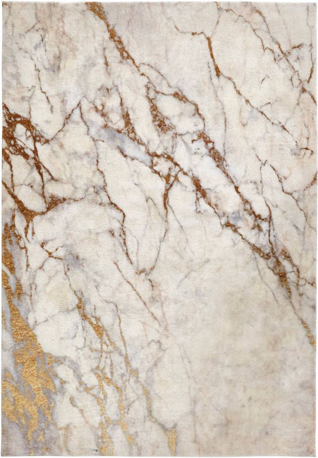 bonprix Vloerkleed met gouden print