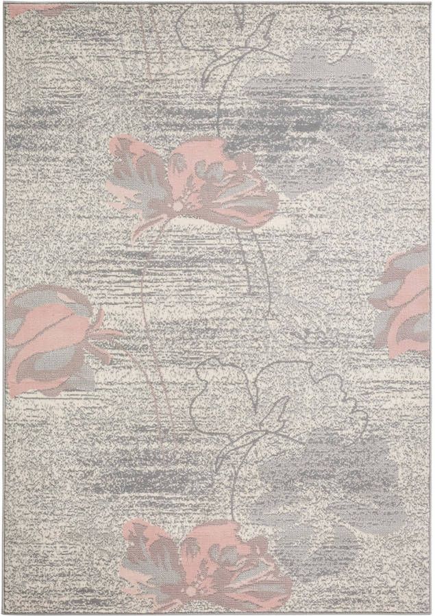 bonprix Vloerkleed met grote bloemen