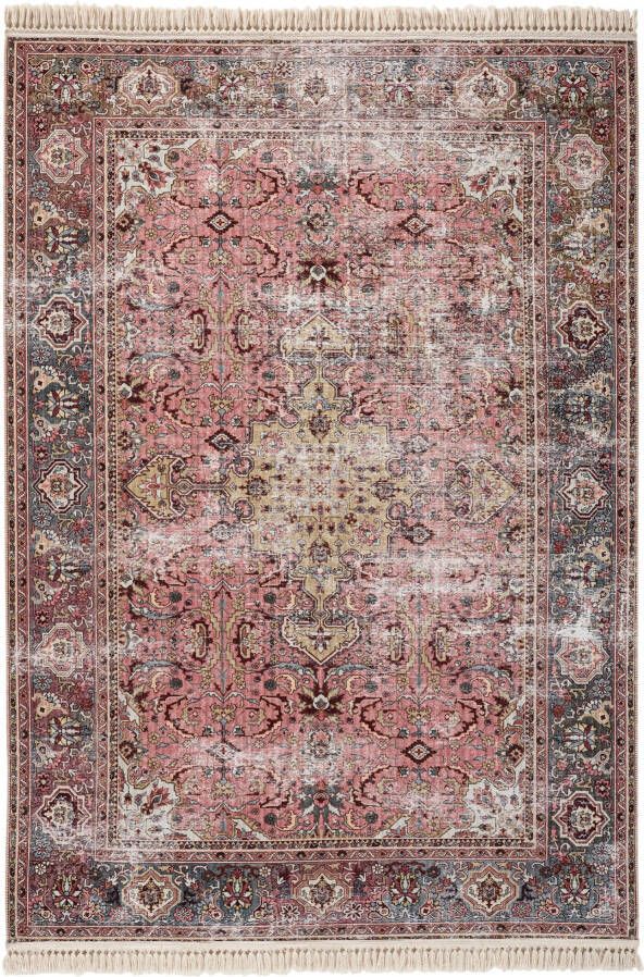 bonprix Vloerkleed met oriëntaals motief en franjes