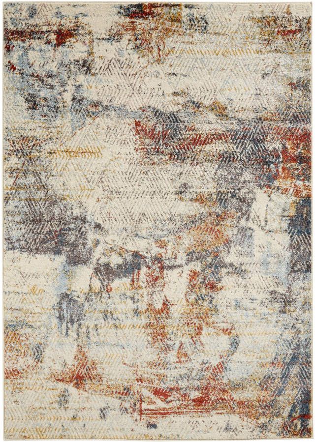 bonprix Vloerkleed met structuur in pastelkleuren