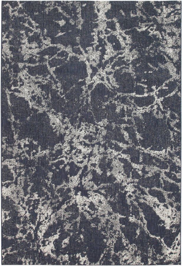 bonprix Binnen en buitenkleed met marmerpatroon