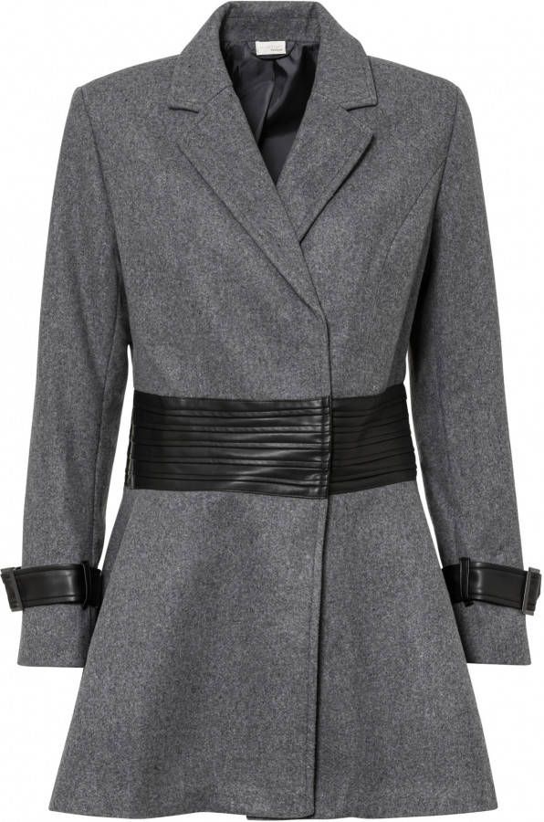 bonprix Lange jas met wol