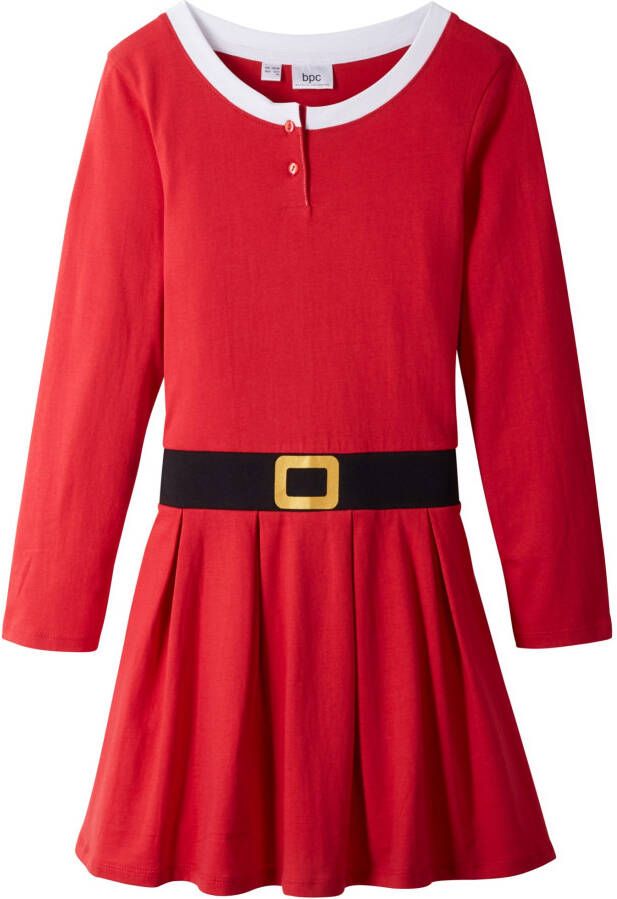 bonprix Meisjes jersey kerstjurk