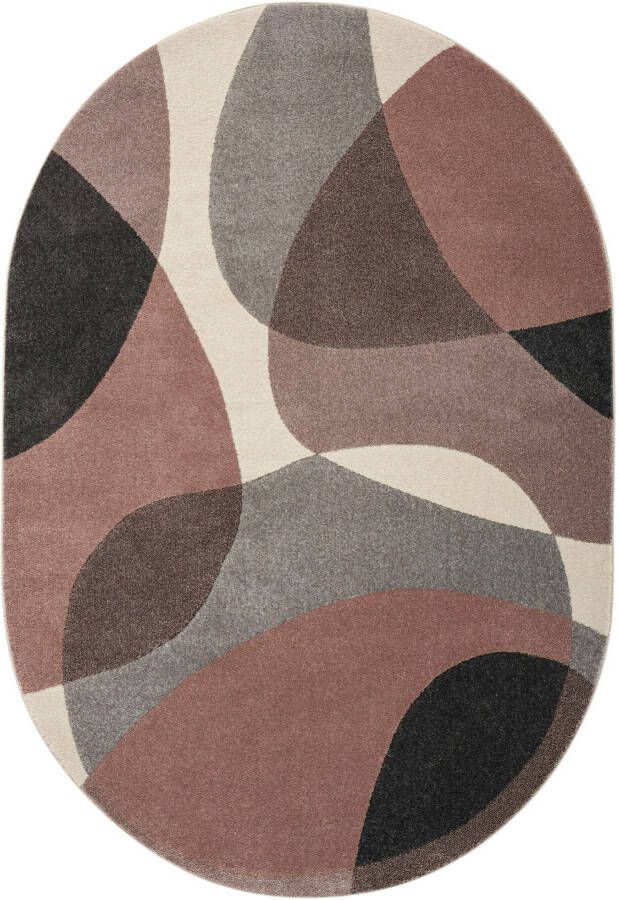 bonprix Ovaal vloerkleed met geometrische vormen