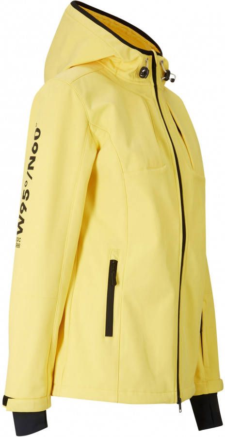 bpc bonprix collection Softshell jas, kanariegeel/zwart gedessineerd