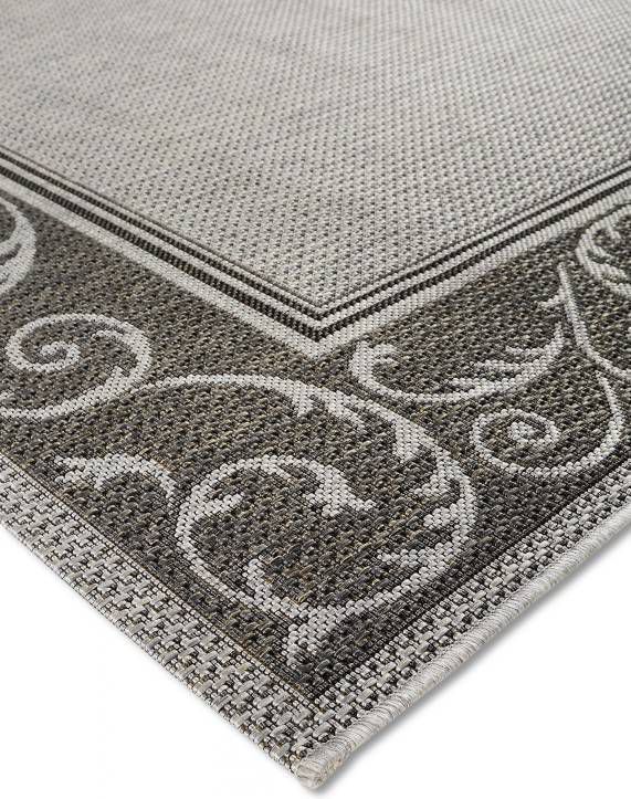 bonprix Binnen en buitenkleed met boord met ranken