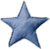 Bloomingville Star Blue Sierkussen 50 cm online kopen