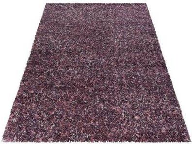 FlyCarpets Lorium Hoogpolig Vloerkleed Paars Grijs 200x290 cm