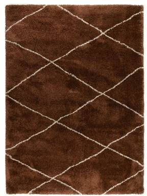 Interieur05 Berber Vloerkleed Hoogpolig Roest/cream 240x330cm (Xl) Scandinavisch Nea