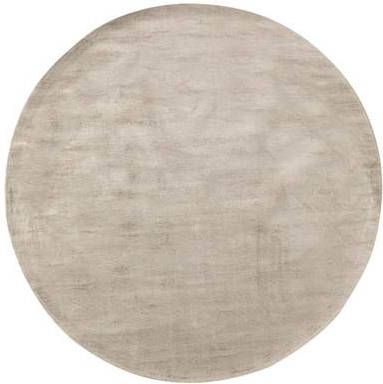 Interieur05 Vloerkleed Felva Zilver/Grijs Rond Viscose 180 cm