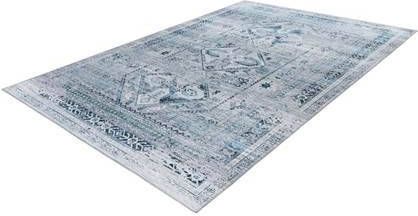 Lalee Soho 200 x 290 cm Vloerkleed Zilver/Blauw