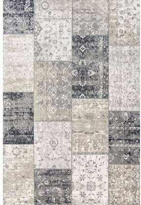 Ongebruikt Lifa Living Patchwork Vintage Vloerkleed Dark Grey 200 x 290 cm YL-28