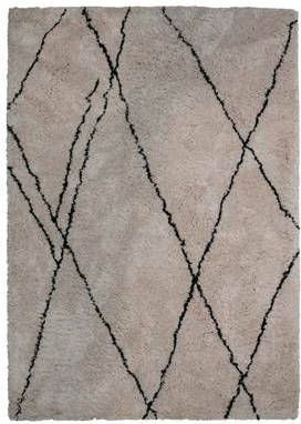 WOOOD Vloerkleed 'Cleo' 1 x cm, kleur Offwhite
