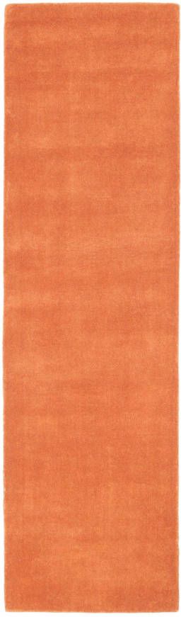 Hoogpolig tapijt in terracotta van heine home