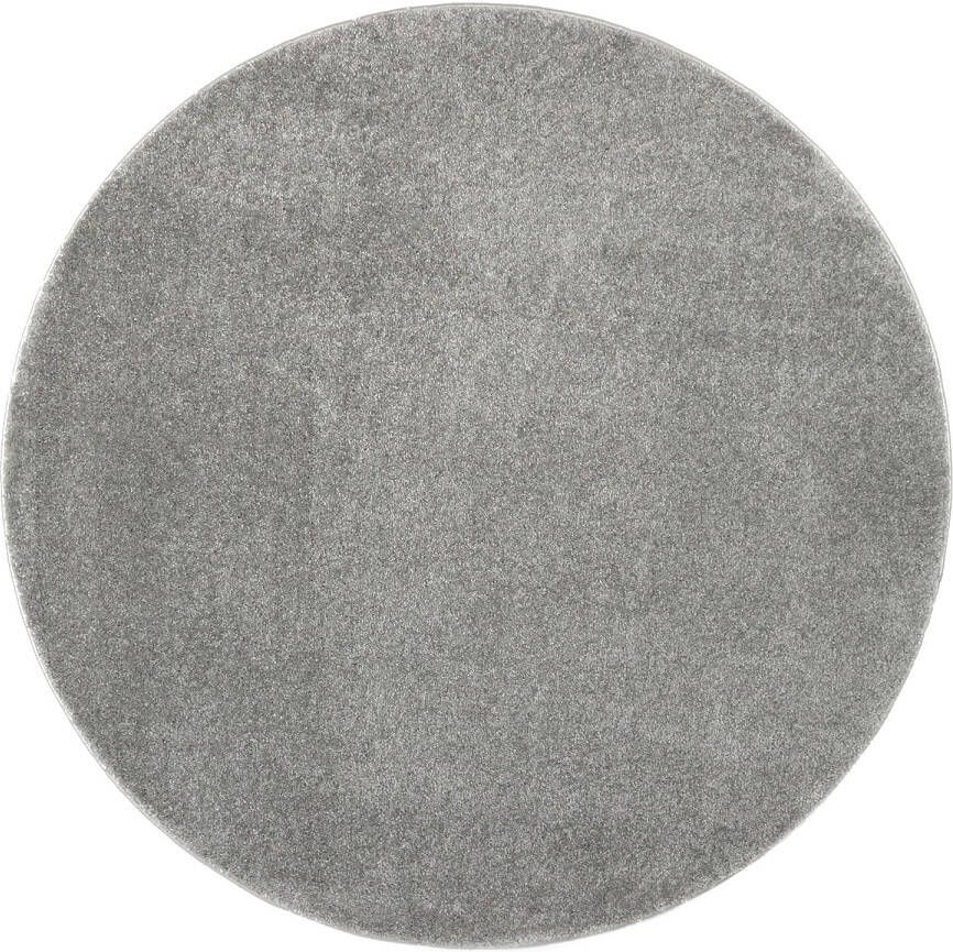Merinos Vloerkleed Montana Grijs Ø 120 cm