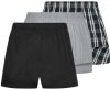 Calvin Klein Geweven boxershort CLASSIC FIT geruit, gestreept of unikleurig design(3 stuks ) online kopen