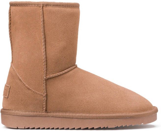 Esprit Gevoerde leren laarzen