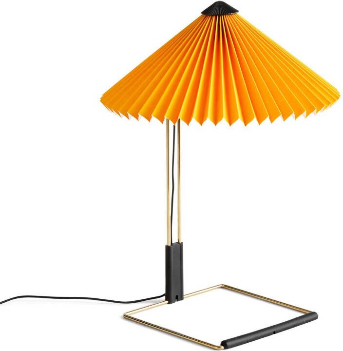 Hay Matin 300 LED tafellamp plissé,, geel