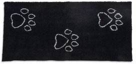 DogGoneSmart droogmat loper Dirty Dog zwart 152x76 cm