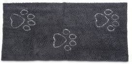 DogGoneSmart droogmat loper Dirty Dog grijs 152x76 cm