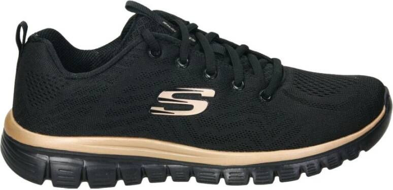 Skechers Krijg verbonden sneakers , Zwart, Dames
