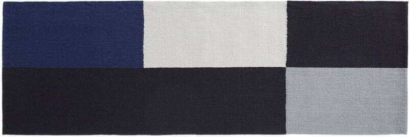 HAY Ethan Cooks Flat Works Vloerkleed Black/Blue
