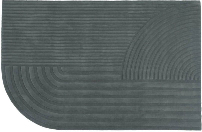 Muuto Relevo Vloerkleed Dark Green