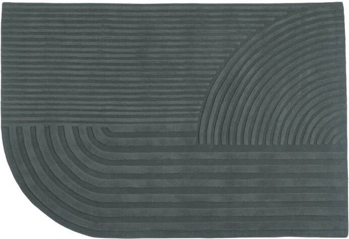 Muuto Relevo Vloerkleed Dark Green