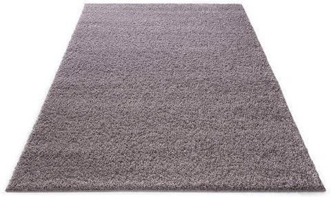 Bruno Banani Hoogpolig vloerkleed Shaggy Soft geweven, unikleurig, bijzonder zacht, woonkamer