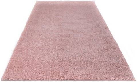 Bruno Banani Hoogpolig vloerkleed Shaggy Soft geweven, unikleurig, bijzonder zacht, woonkamer