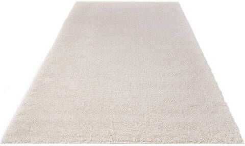Bruno Banani Hoogpolig vloerkleed Shaggy Soft geweven, unikleurig, bijzonder zacht, woonkamer