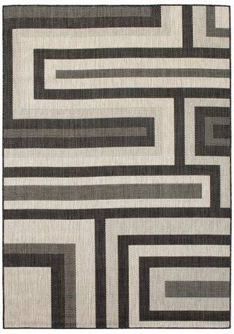 Bruno Banani Vloerkleed Cannes Geschikt voor binnen en buiten, tweezijdig te gebruiken kleed, woonkamer