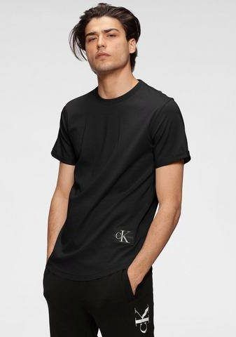 Calvin klein JEANS T shirt van biologisch katoen black
